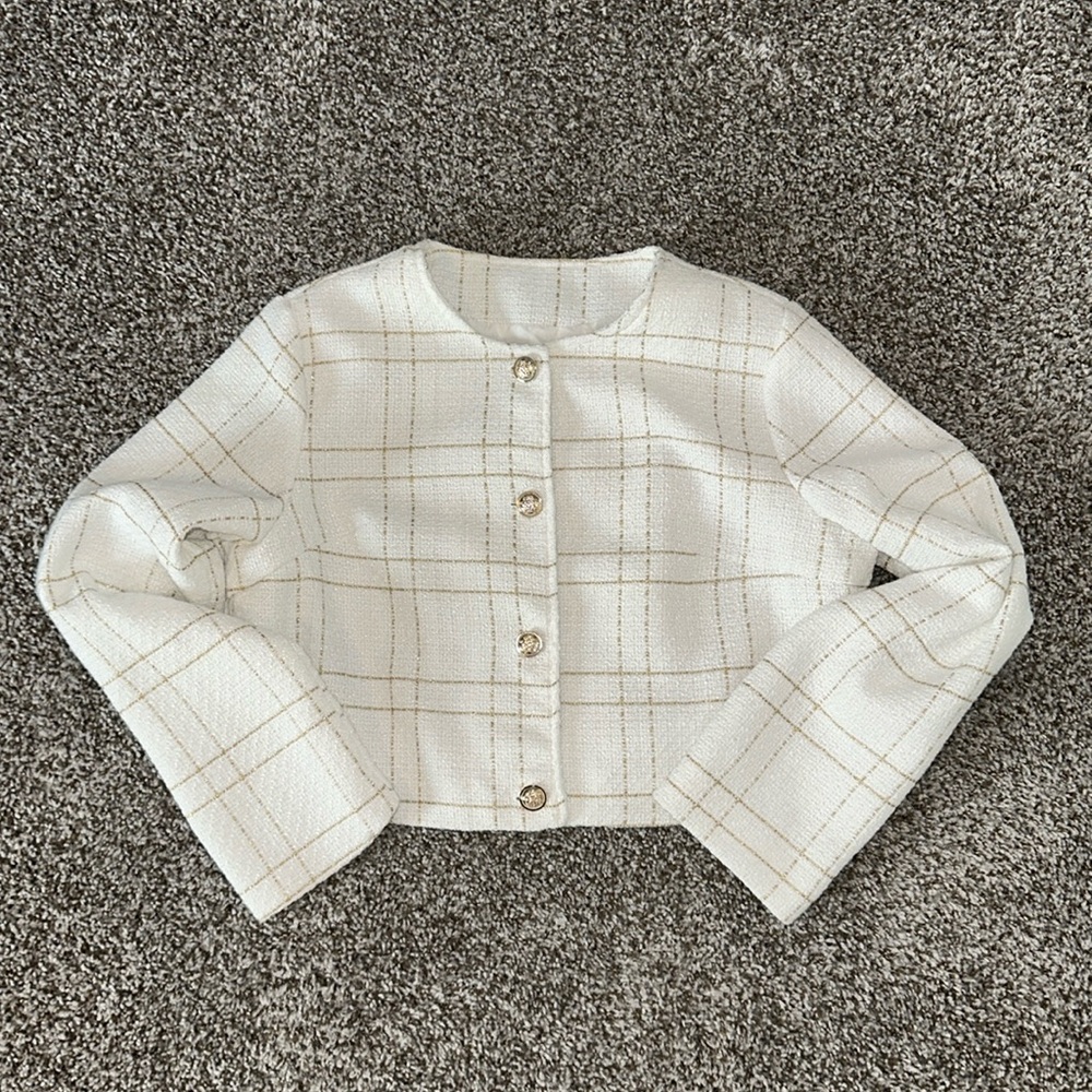 SHEIN Frenchy Plaid Overcoat 🤍